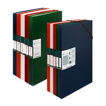 킹짐 A4 클리어화일 8포켓 레드, 1개