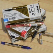 GO2shop GO2shop_ 수입볼펜 학용품 붓펜 12색캘리펜 큐티볼펜 수성팬 일러스트펜, ★선택* 제브라 Liquid ink Roller 0.7, ★선택* 블랙 1다스