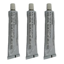 딩기요트 30g 카약 pvc 풍선 보트 튜브 수리 접착제 폴리 우레탄 화학 접착제 보트 수리, 3pc
