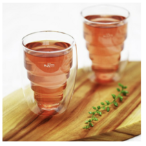 까사무띠 이중유리컵 스칼라 250ml, 투명, 4개입