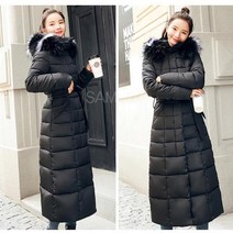 SAMARA 퀄리티 여성 롱 패딩 점퍼 겨울 방한 면 솜 캐주얼 코트 잠바 아우터