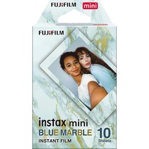 Fujifilm 인스탁스 미니 블루 마블 필름 10장, 10 photos_Blue Marble
