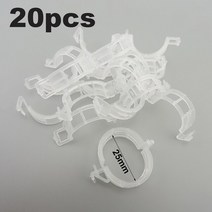 정원농기구셋20pcs Plastic Garden Plant Vine Flower Branch Support Clamping Stand Clips Orchid Stem H, 05 E 20pcs