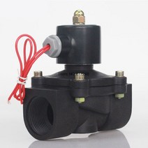 2 W DN40 DN50 플라스틱 솔레노이드 밸브 워터 N/C 웨이 공기 오일 가스 2W400-40 2W500-50 12V 24V 220V 전자기, [02] DN50, [01] AC220V