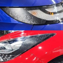 올뉴K3(K3GT) 전용 헤드램프 포지드카본블랙 리플렉터 데칼스티커, 1개