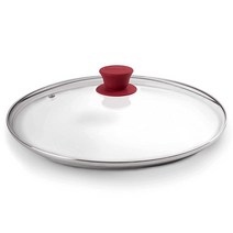 주철 뚜껑 - 30.5cm(12인치) 롯지 프라이팬 또는 브레이저에 적합 + 실리콘 핸들 홀더 + 관리 가이드 - 30.48cm 사전 시즈닝 범용 교체 커버 - 실내/실외 오븐, Cast Iron Lid