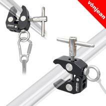 본젠 KM-091A 슈퍼 클램프 + KM-015M 링고리 마운트 SET (캠핑 여행 조명 랜턴 카라비너 로프 빨래줄 등), 상세설명 참조, 단품없음