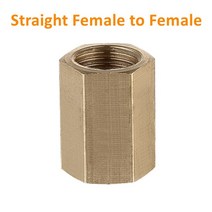 나사 가공기 파이프 호스 압착기 배관 공압 배관 황동 파이프 피팅 수나사 암나사 1/8 "1/4" 3/, 04 I Female to Female_04 1/2