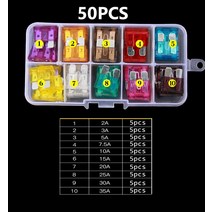 자동차 퓨즈 박스 혼다 시빅 어코드 적합 Crv Hrv 재즈 시티 CR-Z 요소 인사이트, [02] 50pcs
