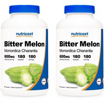 뉴트리코스트 비터 멜론 600 mg 180캡슐, 2병