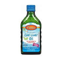 Carlson Kids Cod Liver Oil 칼슨 키즈 코드리버오일 대구간유 버블껌맛 550mg 8.4oz(250ml), 1개, 250ml