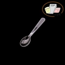 카페커트러리 소 벌크 아이스크림스푼 투명 1000개