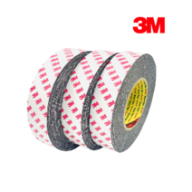 3M PE폼 스폰지 양면테이프 검정 10M, 20mm