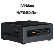 미니피씨 인텔 NUC NUC7CJYHN 베어본 시스템 미니 PC-인텔 셀러론 J4005 듀얼 코어, [03] 16G and 240G SATA, [02] AU