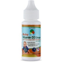 Raise Them Well- Vitamin D and K Drops for Bone and Teeth Health 365 Servings 0.36 fl/oz, Baby Liquid Vitamin D 1