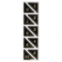 일음쇼핑^^mPVC삼각번호판(흑색) 안내 다용도판 표지 간판 소품문패 표지판 판장식 명패 안내판 도어일medi^^, ab^^선택없는, ab^^선택없는