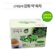 설선물 [산애들애] 강화약쑥 티백차 30티백 1박스 건강에 좋은 따뜻한 쑥차, 1box