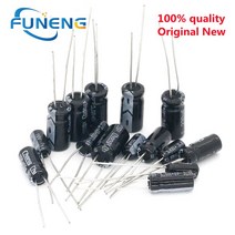 2-50pcs 10V 16V 25V 35V 50V 63V 알루미늄 전해 콘덴서 마이크로포맷 uF 220 330 470 680, 65 100V22uF 20PCS