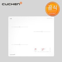 쿠첸공식대리점 쿠첸 화이트 3구 인덕션 더 블랑(THE BLANC) 빌트인 CIR-O2IH33FLBIB 화이트, CIR-O2IH33FLBIB 프리스탠딩(화이트)