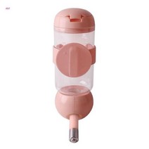 무방울 누출 자동 매달린 애완동물 물병 스테인리스 파이프, 흰색