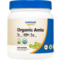 뉴트리코스트 Nutricost 글루텐 프리 무맛 암라 파우더 454g, 1팩