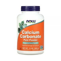 나우푸드 탄산 칼슘 340g 3통 Calcium Carbonate CaCO3 아라고나이트 calcite, 3개
