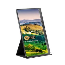 Lepow 휴대용 모니터 - 15.6인치 컴퓨터 디스플레이 1920x1080 풀 HD IPS 화면 USB C 게임 모니터(노트북 PC MAC 폰 Xbox PS4용 Type-C 미니, Metal Grey