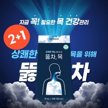 한의사가 개발한 기관지 천식 상쾌한 목 건강에 좋은 차 스틱, (특가할인) 2+1=총3박스(15ml 30포), 30포, 15ml