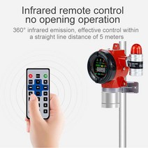 고정 방폭 가연성 가스 감지 분석기 4-20MA RS485 CO O3 O2 H2S CH4 LEL VOC, 02 CO 0-500PPM