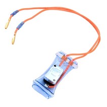 교체 냉장고 성에 제거 온도 조절기 AC 250V 10A-7 섭씨 바이메탈 조절기-7 도 2 케이블, 한개옵션0