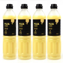 에덴 고흥 유자원액 (900ml x 4병) 유자엑기스 유자과즙, 4병, 900ml