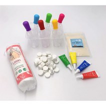 또또홈플레이 인기놀이재료 모음 압축미니티슈 유기농화장솜 유아스포이드홀더 한천가루 식용색소 엄마표 집콕놀이 필수 재료, 인기미술놀이재료모음