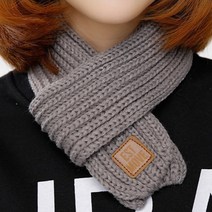 쁘띠 목도리 미니 뜨개 골지 머플러 꽈배기 니팅 니트 숏 넥워머