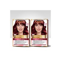 로레알 (1+1)파리 엑셀랑스 크림 6.66 밝은 갈색(적빛), (1+1)로레알파리 엑셀랑스 크림