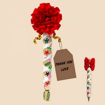 |+HAPPY+|카네이션볼펜만들기 유치원만들기 5개묶음 만들기재료 가정의날 월만들기 어버이날 카네이션만들기 카네이션 볼펜 어린이집만들기 유치원만들기 만들기수업|+COMFY+|