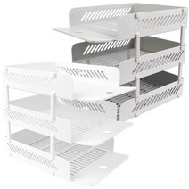 홈오피스 책상정리 3단 서류트레이 1인스터디룸 쇼핑몰창업 휘트니스 데스크테리어, 쿨그레이