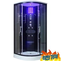 컨테샤워장 샤워부스 간이 유리문 -, 심플 80x80x215