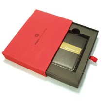 샤무드 천연소가죽 머니클립24k도금(블랙_선물포장출고) 지갑/스위스와그너/24k/금장/머니클립