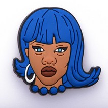 매력 영화 역할 검은 살아있는 물질 Pvc 신발 crocks 악어 장식 방해물 Accessoroies 선물, [28] c0092