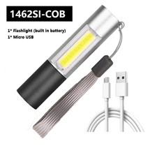 내장 14500 충전식 배터리 xp-g q5 펜 라이트 방수 led 손전등 토치 램프 새로운 2000 루멘 충격 방지 조명, 패키지 b1463c, 협력사