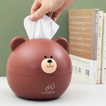 곰돌이 두루마리 휴지 케이스 보관함