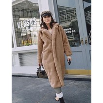 에코 퍼 자켓 여성 가을 ​​겨울 모피 따뜻한 모피 겉옷 패션 느슨한 모피 토끼 롱