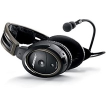 블루투스 u-174 플러그 케이블 포함 bose a20 항공 헤드셋 블랙, 블루투스 없음, 표준 6핀 플러그