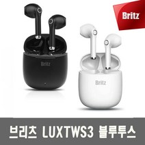 브리츠 LuxTWS3 블루투스 5.1 이어폰 Type-C, 블랙