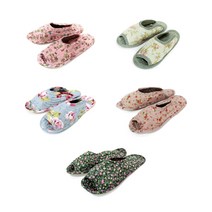 빨아신는 면 퀼트 실내화 거실화, 12_멜로우그린, 1개