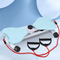1인 실내 허리돌리기 트위스트 운동기구 옆구리살 다이어트 발지압 효과 전신운동 밴드형 회전원반(튜닝밴드 증정), 핑크