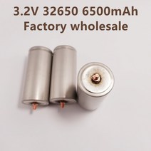 인산철 배터리 자동차 캠핑카 차박 리튬 시동 파워뱅크 추천100% 정품 32650 6500mAh 3.2V Lifepo4 충전식, 04 6PCS
