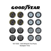 1/64 Auto Body Shop - 휠 및 타이어 팩 시리즈 6 - Goodyear 타이어(출시)