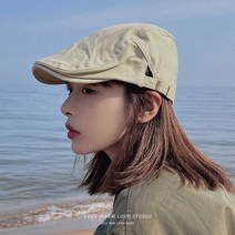 도리구찌 허영만 모자 바리스타 헌팅캡 카페 중년 남성 플랫캡 순사모자 베레모 2개 세트
