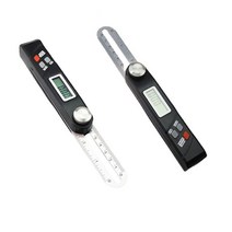디지털수평계 Digital Angle Ruler Stainless Steel Protractor Gauge T Bevel 360 Degree Electronic Level Wood, 한개옵션0